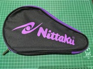【正品桌球專賣店】Nittaku 新款刀板型桌球拍套 (黑紫)
