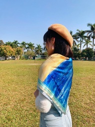 龍珠島日落 風景 印花大絲巾 披肩 Mstandforc