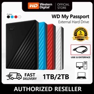 Western Digital WD My Passport External Hard Drive With Password Protection (1TB/2TB)