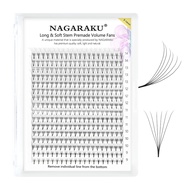 NAGARAKU Big Boxes Pointy Base Pre-made Eyelash Extensions 4D 5D 6D 10D Thick Volume False Eyelashes