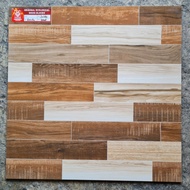 Granit 60x60 Glossy Motif Kayu Justin Wood Grade A