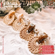 [HOT] 8 Planets faux sedge beach earrings