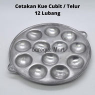 Cetakan Kue Cubit Anti Lengket Murah Loyang Kue Cubit Cetakan Telur Puyuh Ceplok Mini Congkel Bulat 