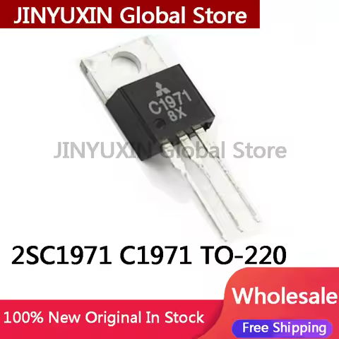 10-50PCS 100% New original 2SC1971 C1971 TO-220 high quality High-frequency emission transistor IN S