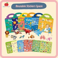 Children's Sticker Book Reusable Sticker Book Activity