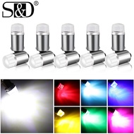 1PC BA9S T4W LED H6W Car light bulb T2W T3W H5W interior Car LED Reverse License Plate light 2 LED 2