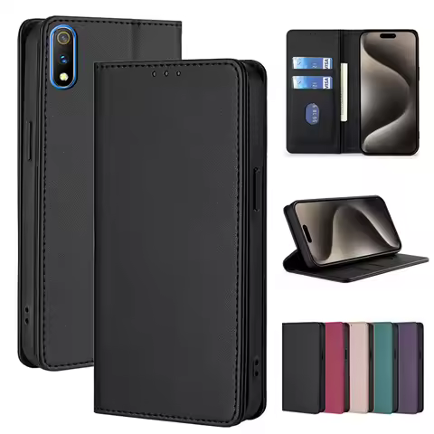 Flip Cover PU Leather Case for OPPO Realme C20 C21Y C25Y C25S C30S C31 C33 C35 C55 C61 C63 C65 C67 N