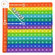 EZ 7.9in(20cm) 12x12  Multiplication Pr actice Quick Push Pop Games Sil icone Math Toys Manipulative