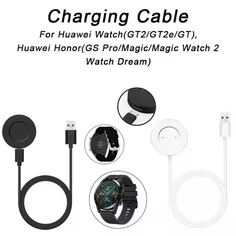 For Huawei Watch GT/GT2/GT2e/GT Sport Honor Watch Magic/Magic 2/GS Pro USB Charger Smart Watch Charg