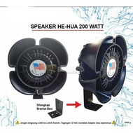 TS200N 200 Watt Round slim Siren Speaker I Toa Siren Speaker 200W HE HUA GRIGI