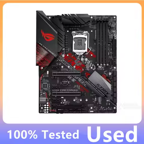 ROG STRIX Z390-H GAMING Desktop Intel Z390 DDR4 PCI-E 3.0 Main Board LGA 1151 USB3.0 M.2 SATA3 Used 