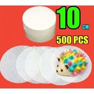 500pcs Pau Paper Steamed Bun Paper Kertas Pao 10cm 包纸 /Burger Patty Paper/ Kertas Burger/Hamburger P