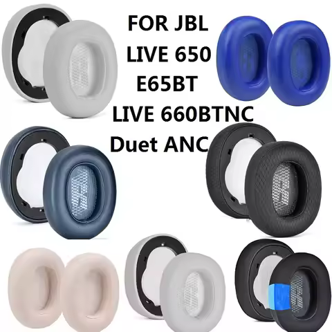 Ear pads for JBL E65BTNC Duet NC LIVE 650/660BTNC Headphones,Replacement high quality Ear covers Ear