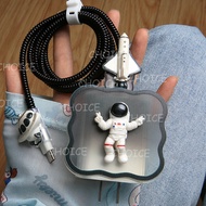 Charger Protector  Cute astronaut For vivo 18W 33W 44W 66W 80W charger cover for Red mi 33W 67w 90W 