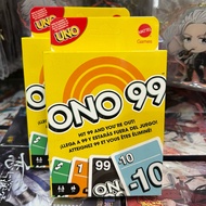 UNO ONO Paper Card Game 99 99 For 2-10 People Fun And Exciting Uno Card Game
