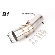 Motorcycle Exhaust Muffler Middle Link Pipe For BMW F800GS F650GS F700GS