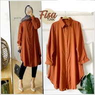 ATASAN WANITA \TUNIK CRINCLE\FISA TUNIK \SIZE TUNIK JUMBO