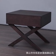 Bedside Large Small Cabinet Minimalist Storage Bedroom Simple Object Designer Solid Wood Style Itali