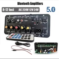 KIT MODUL POWER AMPLIFIER STEREO AC/DC 2MIC HIFI BASS USB FM D10 OK