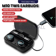M10 smart TWS wireless earphone Bluetooth earbud touch in-ear 9D stereo Sport Waterproof HiFi headse