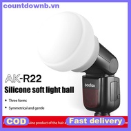 CO Flash Diffuser Dome Collapsible AK-R22 Silicone Soft Light For V1 Series Flashes AD100PRO AD200PR