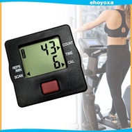 [Ehoyoxa] Monitor Speedometer Pedometer for Time/count/calories. Step Machine Counter for