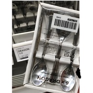 [Genuine Ikea] Set of 6 Thick and Sturdy Stainless Coffee Spoons 11cm Trangnauth F132 - Beautiful Hi