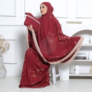 RF Nabilla - COD Mukena Dewasa Bordir Rose Katun Premium Exclusive