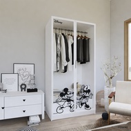 SB Design Square KONCEPT FURNITURE ตู้เสื้อผ้า บานกระจก DISNEY รุ่น MICKEY 02-GP100