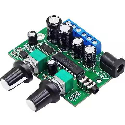 TDA1517P 2.1 Super Bass Mini Micro 3 CH Power Amplifier Board 6W+6W+25W HIFI Class D Digital Power A