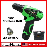 Eurosafe Cordless Driller 12V With Light C/W 1 Rechargeable Lithium Battery DIY Tools ES-1022D - Hom