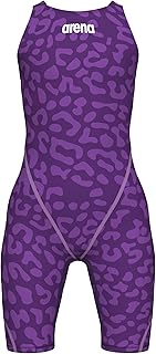 ARENA Girls Open Back Racing Tech Suit Powerskin St Next Kneeskin Swimsuit