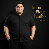 KEMEJA Shirt JumboPOLO for fat men, premium pique material, xxxl 10xl 9xl 8xl 5xl xxxl Polo Shirt ov