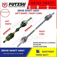 BARU FUTZSU OR EASTIGER (RANDOM) DRIVE SHAFT RIGHT & LEFT - NISSAN SENTRA B14 1.6 MT AT DOHC GA16DE