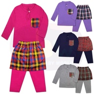 (6M-24M) Six11 Baby RANDOM DESIGN POCKET Baju Melayu With Sampin Set