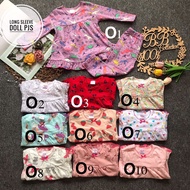 BST 1-5year GYMKIDS LONG SLEEVE DOLL Pyjamas Pajamas Baju Tidur Long Pants [O1-O10]-PART 1-VN #DOLL 