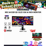 [ผ่อน 0% 10 เดือน]MSI MPG 341CQR QD-OLED X36 34 INCH MONITOR (QD-OLED 4K 360Hz)/ประกัน 3 Years