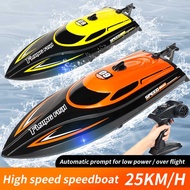 New Product HJ812 Remote Control Boat 2.4G High-Speed Remote Control Speedboat Water Toys Children's