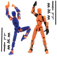 T13 Action Figure Already Assembled, Titan 13 Action Figure, T13 Action Figure 3D Printed Multi-join