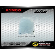 ▮ ☫ ♞Kymco Like 125, 200, Italia Windshield only  (CLEAR)