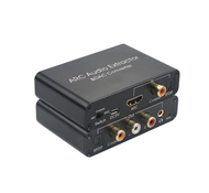 192KHz DAC Audio Converter ARC Audio Extractor HDMI Optical SPDIF Coaxial To Analog 3.5มม.เสียง converter