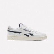 Reebok Club C Revenge Men's Casual Shoes Classic Retro Time Tennis Cream Sole White Dark Blue [100074211]