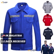 【🇲🇾MALAYSIA READY STOCK】PPE Baju Safety Jacket Long Sleeve Men Women Protectionclothing Labor Reflector Factory Staff Workwear Baju Kerja safety jaket safety coverall baju kerja lelaki safety