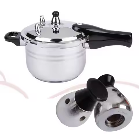 High Pressure Cooker Cookware Soup Meat Pot Aluminum Pressure Cooker Valve Household Stove Induction