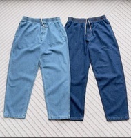 全新日本BEAMS HEART Tapered Jeans 經典日系寬鬆錐形抽繩水洗牛仔褲休閑褲 BEAMS jeans beams 牛仔褲