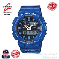 [OFFICIAL CASIO WARRANTY] Casio G-Shock GAX-100MA-2A Men's Analog Digital Blue Resin Strap Watch