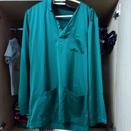 Preloved Baju Melayu Baju Cekak Musang Hijau Emerald