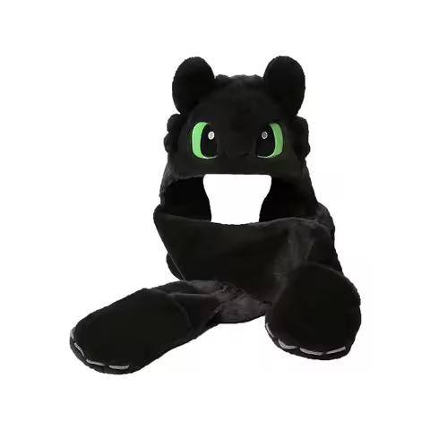 New Creative How to Train Your Dragon Toothless Hat Cartoon Fashionable Personalized Winter Warm Ear