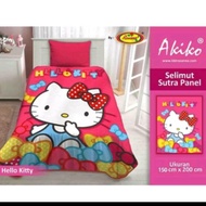 Selimut Rosanna akiko sutra Panel uk 150x200 Motif Hello Kitty