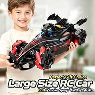 1:24 F1 Formula RC Car Racing 2.4G Vehicle 4WD Drift Truck with Spray Light Rechargeable Battery
